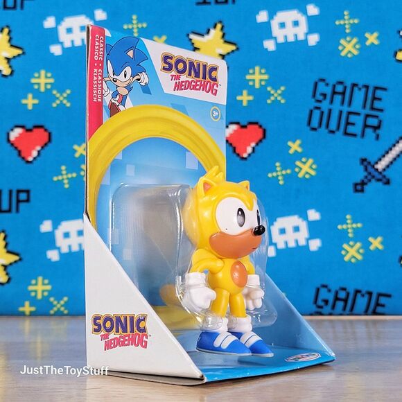 Jakks Classic Sonic the Hedgehog Ray 2.5" Collectible Video Game Figure New - Picture 2 of 11